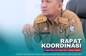 Camat Tamalanrea Pimpin Rapat Koordinasi Bahas Layanan Publik dan Masuk Sekolah