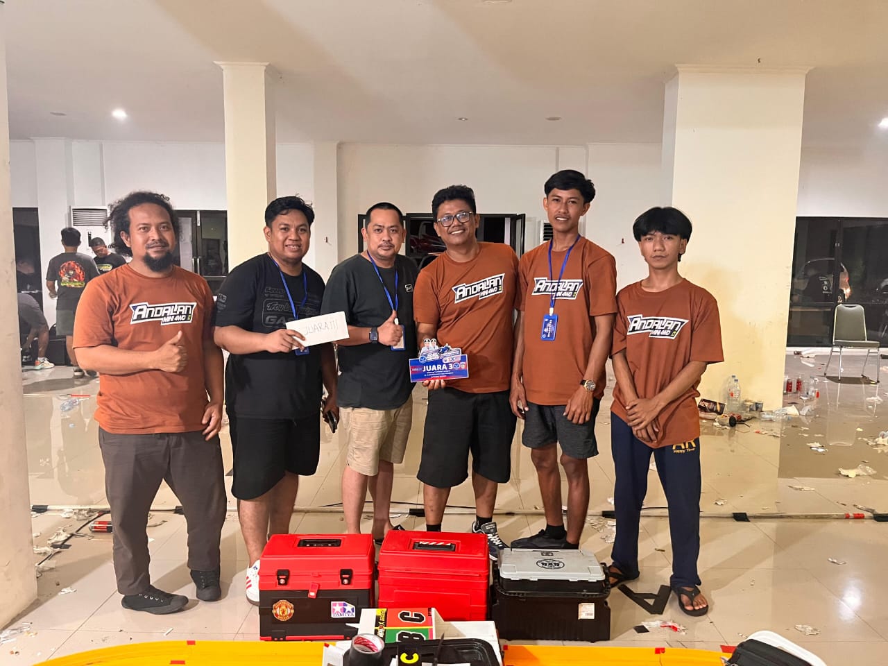 Tim Mini 4WD IMI Luwu Timur Raih Juara 3 Kejuaraan Tamiya Damper Class Series ke-3 Pare-pare, Senin (22/9/2025).
