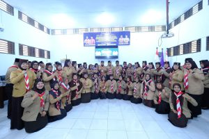 Pramuka Jadi Wadah Pembinaan Karakter, Wakil Ketua DPRD Gowa Hadiri Pelantikan Mabiran dan Kwarran Pallangga