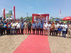 Wakil Ketua DPRD Gowa Dampingi Bupati Tanam Padi di Desa Borimatangkasa