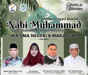 IKA SMANDEL Makassar Ajak Seluruh Alumni Hadiri Perayaan Maulid Nabi Muhammad SAW