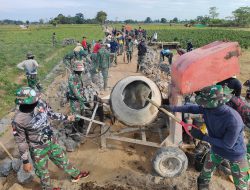 Satgas TMMD Takalar Mantapkan Pekerjaan Fisik, Warga dan Prajurit Bahu Membahu di Tope Jawa
