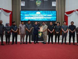 Wakil Ketua DPRD Gowa Hasrul Abdul Rajab Pimpin Paripurna Penyerahan Tiga Ranperda