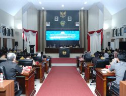 Sebanyak Tujuh Fraksi Beri Pandangan Umum di Rapat Paripurna DPRD Gowa yang membahas Tiga Ranperda