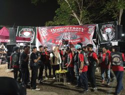 Meriah Acara Anniversary M.MC Outsiders ke 6 Tahun di Gelar di Pesisir Pantai