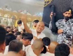 Wakil Ketua DPRD Gowa Hasrul Abdul Rajab Jalani Ibadah Umrah, Tersenyum Bahagia di Depan Hajar Aswad