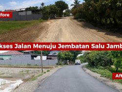 Bankeu Pemprov Sulsel untuk Ruas Jalan Prioritas di Luwu Rampung 100 Persen, Jembatan Salu Jambu-Lawawe Tahap Pengerjaan 