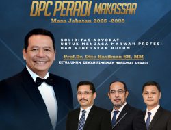 Pengurus Peradi Makassar 2025-2030 Dilantik 17 Januari di Claro Hotel
