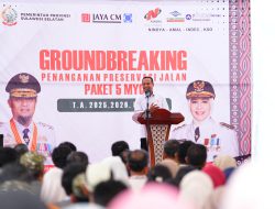 Perkuat Akses Makassar-Sinjai, Gubernur Sulsel Ground Breaking Paket 5 di Poros Tanabatue-Palattae Bone
