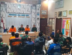 Briefing Evaluasi Pencarian Hari Kedua Digelar di Posko Desa Tompobulu