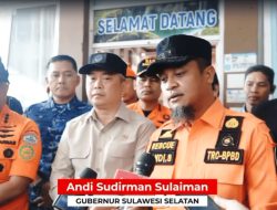 Gubernur Sulsel Tinjau Posko AJU Bersama Menhub dan KaBasarnas: Kita Kerahkan Seluruh Tim Maksimalkan Operasi Pencarian