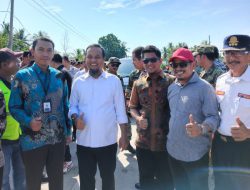 Hasrul Abdul Rajab Dampingi Gubernur Sulsel Resmikan Jembatan Balampangi