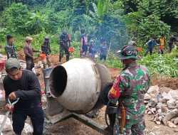 Hari 7 Pra-TMMD ke-127, Kodim Polman Mulai Garap Sejumlah Sasaran Fisik