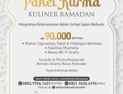 Whiz Prime Hotel Sudirman Makassar Tawarkan Promo Ramadhan Spesial