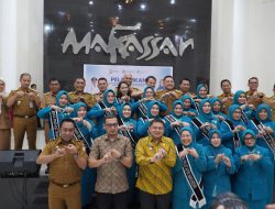 Camat Mariso Dan Plt Camat Wajo Hadiri Pelantikan Ketua TP-PKK Kota Makassar