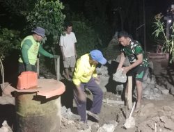 Tingkatkan Sanitasi Warga, TMMD Polman Realisasikan Pembangunan MCK