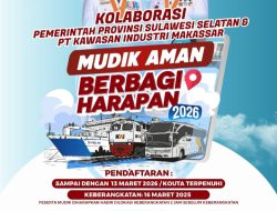 Sinergi Pemprov Sulsel dan PT KIMA Hadirkan Program “Mudik Aman Berbagi Harapan 2026