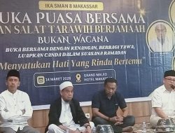 IKA Smandel Makassar Gelar Buka Puasa Bersama Di Hotel Maleo