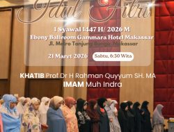 Gammara Hotel Makassar Gelar Shalat Idul Fitri 1447 H di Ebony Ballroom