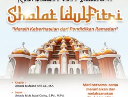 Sabtu 21 Maret, Masjid Kubah 99 Asmaul Husna Jadi Lokasi Shalat Idul Fitri Bertema Pendidikan Ramadan