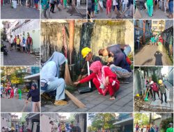 Kerja Bakti Serentak di Kecamatan Wajo, Camat Tekankan Kesadaran Warga Atasi Sampah