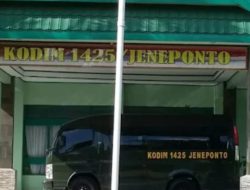 Isu “Bos Besar” Oknum TNI di Jeneponto Dibantah Kodim 1425