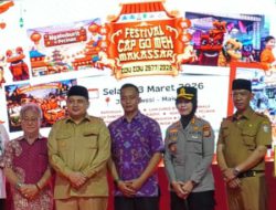 Camat Wajo Dampingi Wali Kota Makassar Pada Festival Cap Go Meh 2026