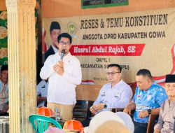 Hasrul Abdul Rajab Wakil Ketua DPRD Gowa Serap Aspirasi Masyarakat di Reses Kedua
