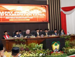 Hasrul Abdul Rajab Buka Paripurna, Fahmi Adam Resmi Pimpin DPRD Gowa