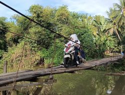 Pelajar Bulubawang Sampaikan Terima Kasih kepada Presiden, Jembatan Garuda di Bangun Kodim Polman