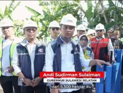 Dimulai dari Soppeng, Gubernur Sulsel Groundbreaking Program MYP Rehabilitasi Daerah Irigasi
