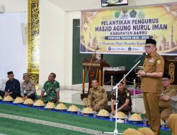Wabup Barru Lantik Pengurus Masjid Agung Nurul Iman 2026-2029, Tekankan Masjid Pusat Peradaban Umat
