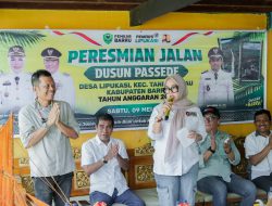 Tunggu 18 Tahun, Warga Passende Akhirnya Nikmati Jalan Rp 2,1 M, Resmikan Bupati Barru Andi Ina