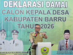 Wakil Bupati Barru Satukan 35 Calon Kades, Lewat Deklarasi Damai
