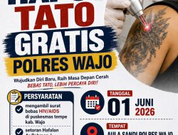 Polres Wajo Gelar Hapus Tato Gratis, Ajak Masyarakat Wujudkan Diri Baru