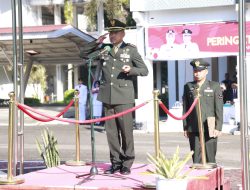 Dandim 1405 Bacakan Amanat BPIP Upacara Harlah Pancasila Kabupaten Barru