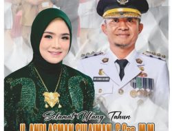 Ketua DPRD Bone Andi Tenri Walinonong, Ucapkan Selamat HUT ke-48 Bupati Andi Asman Sulaiman