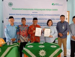 Jaling Kerjasama DP Mummadiyah Polman dan BPJS Ketenagakerjaan Cabang Polman Wujud Jaminan Kesehatan